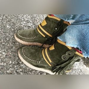 Green Fun Boots